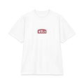 WHLN Tiki Bar Oversized Tee - White/Maroon