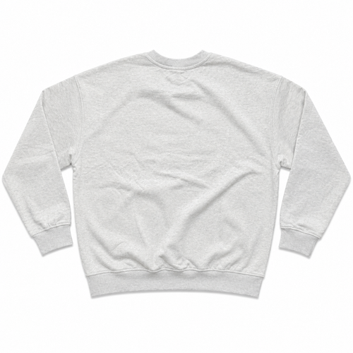 WHLN EST. 2024 Embroidered Crewneck - Ash/Maroon