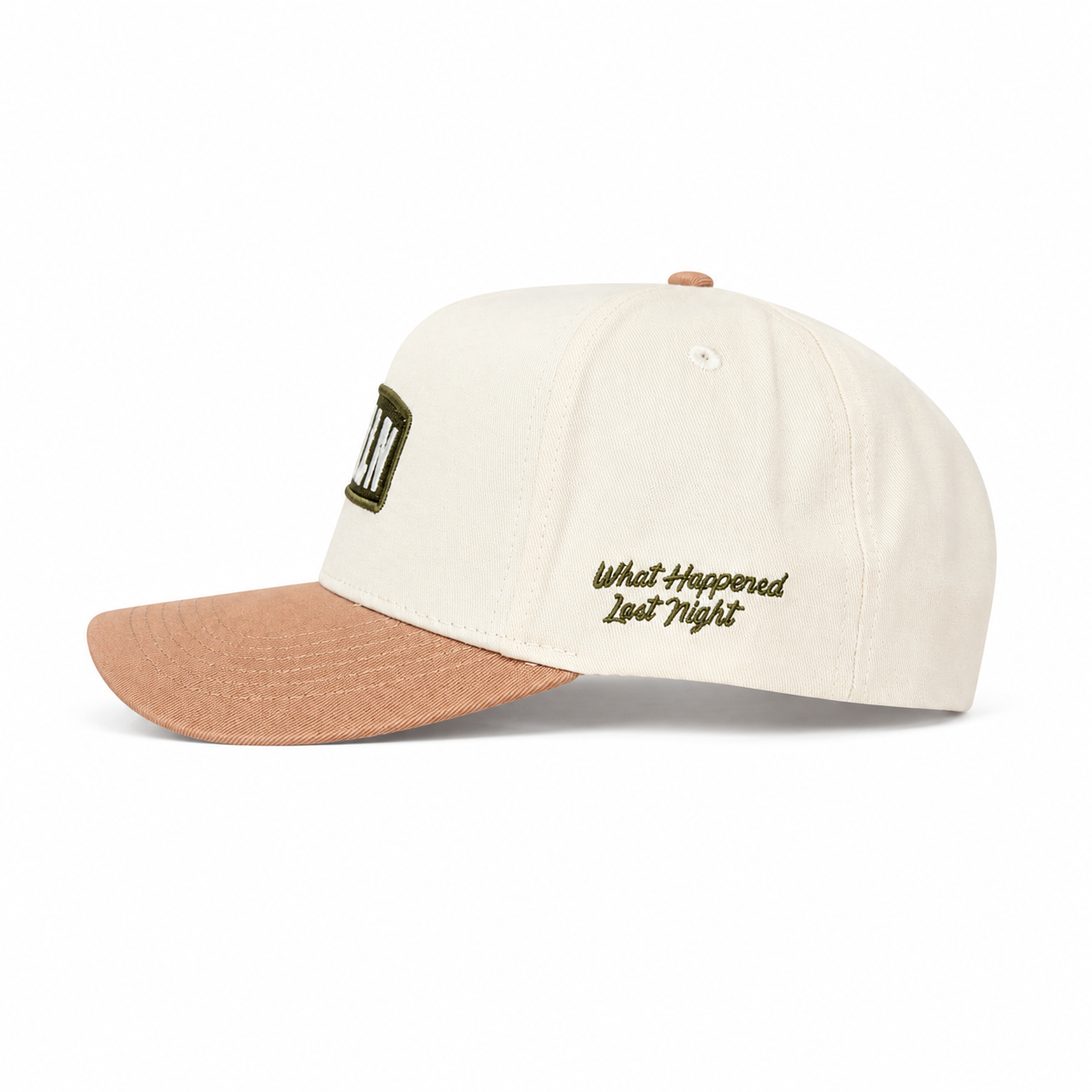 WHLN Hat - Cream/Green