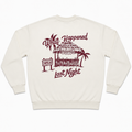WHLN Tiki Bar Crewneck - White/Maroon