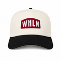 WHLN Hat - Cream/Maroon