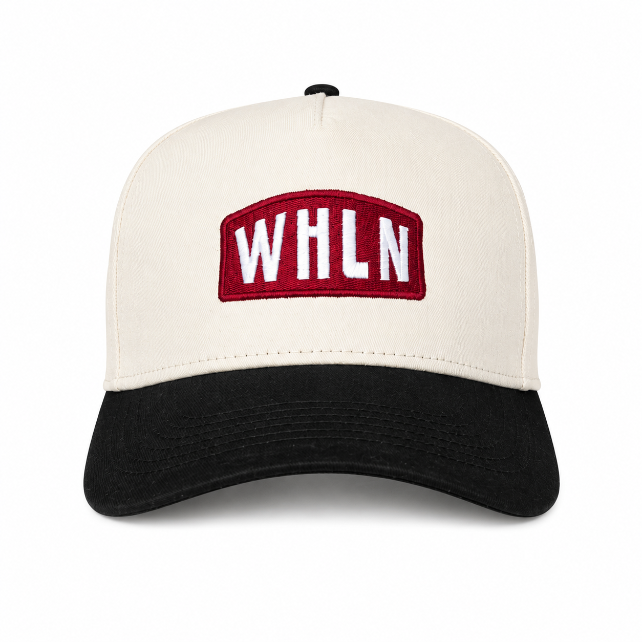 WHLN Hat - Cream/Maroon